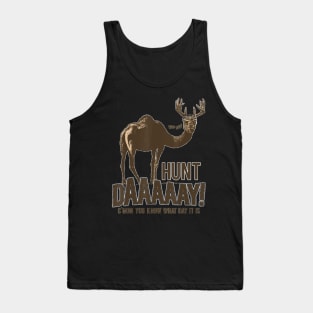 Hunt Day Camel Buck Deer Funny Hunting Humpday Shirt Tank Top